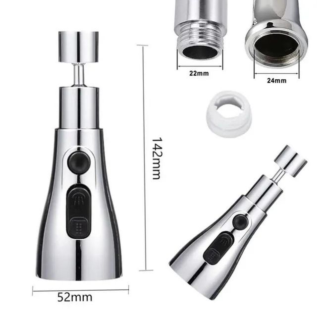 HydrowFlow 3-in-1 Kitchen Faucet sprayer